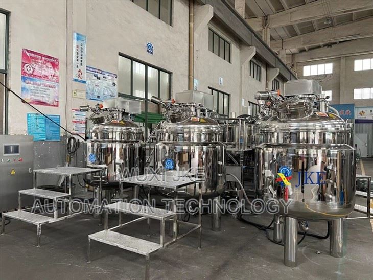 Industrial Mayonnaise Mixing Tank With Homogenizer