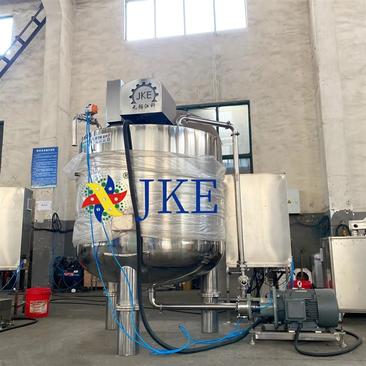 Tank tat-Taħlit tal-Mayonnaise Industrijali B'Omoġenizzatur